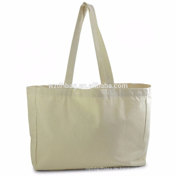 Benutzerdefinierte Eco-Friendly natürliche Baumwolle Canvas Bag Baumwolle Canvas Shopping Grocey Einkaufstasche